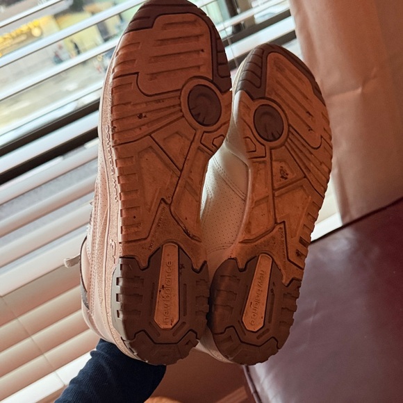 New Balance 550 White Grey Lace Up Sneakers Shoes - Picture 6 of 8